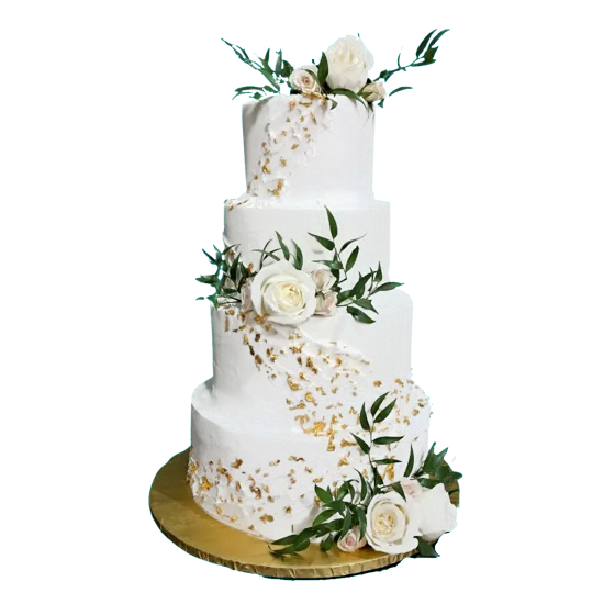 A wedding cake from Julie's