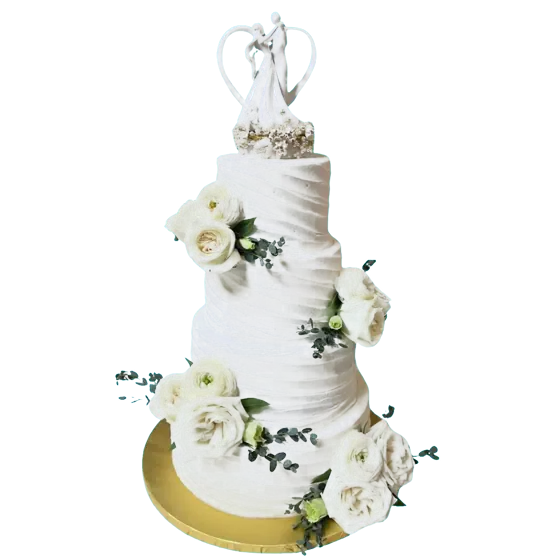 A wedding cake from Julie's